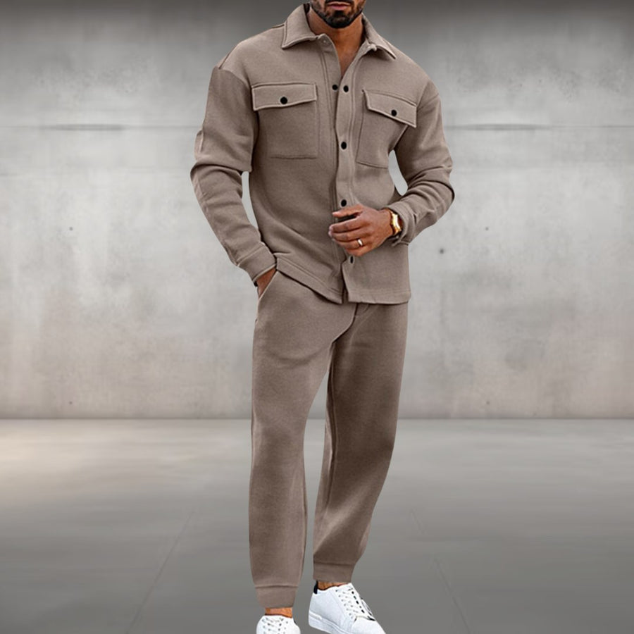 Thorben Suit in Khaki