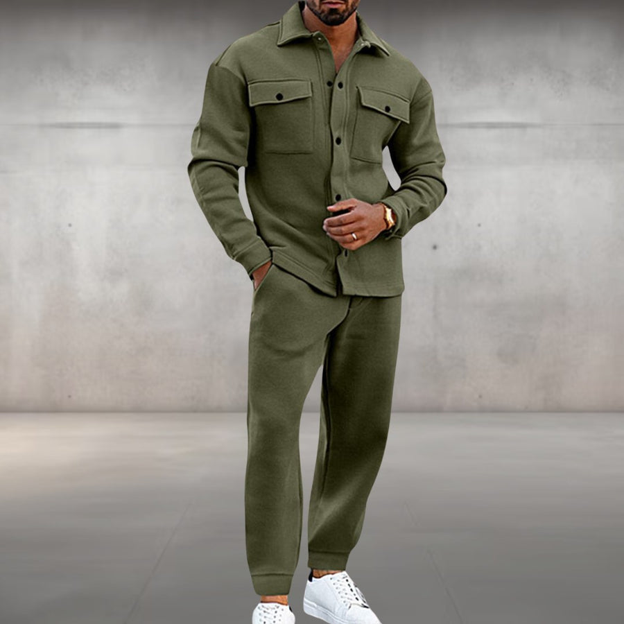 Thorben Suit in Olive Green
