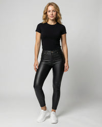 Tia Elegant Trousers in Black