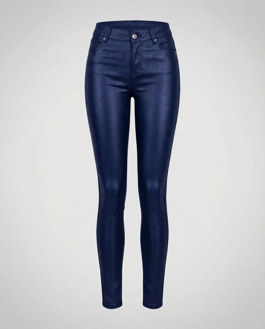 Tia Elegant Trousers in Blue