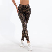 Tia Leggings in Gold Leopard