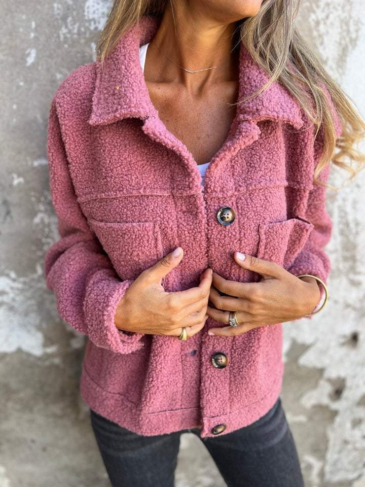 Tia Shirt in Dark Pink