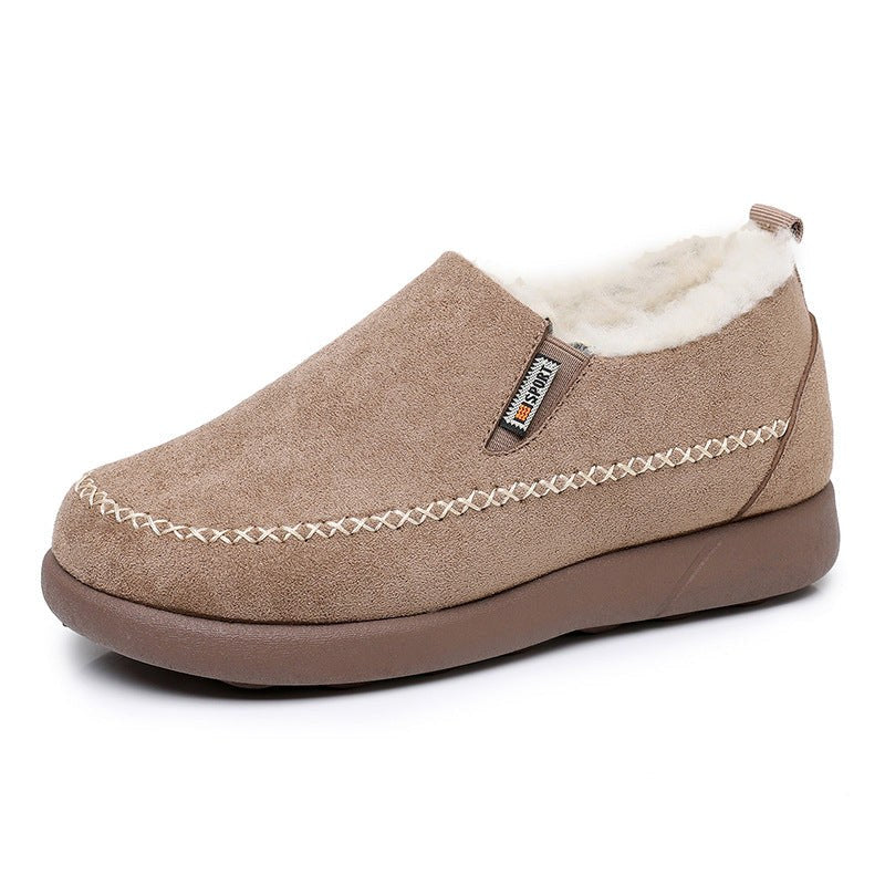 Tia Warm Shoes in Khaki