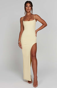 Eve Maxi Dress - Lemon