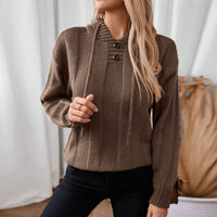 Tilda Casual Knit Sweater with Hood