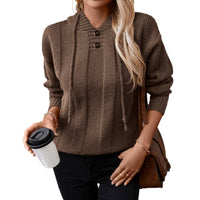 Tilda Casual Knit Sweater with Hood