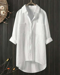 Tilda Linen Blouse in White