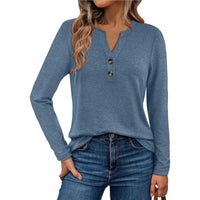 Tilda Shirt with Long Sleeve in Light Blue