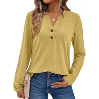 Tilda Shirt with Long Sleeve in Yellow
