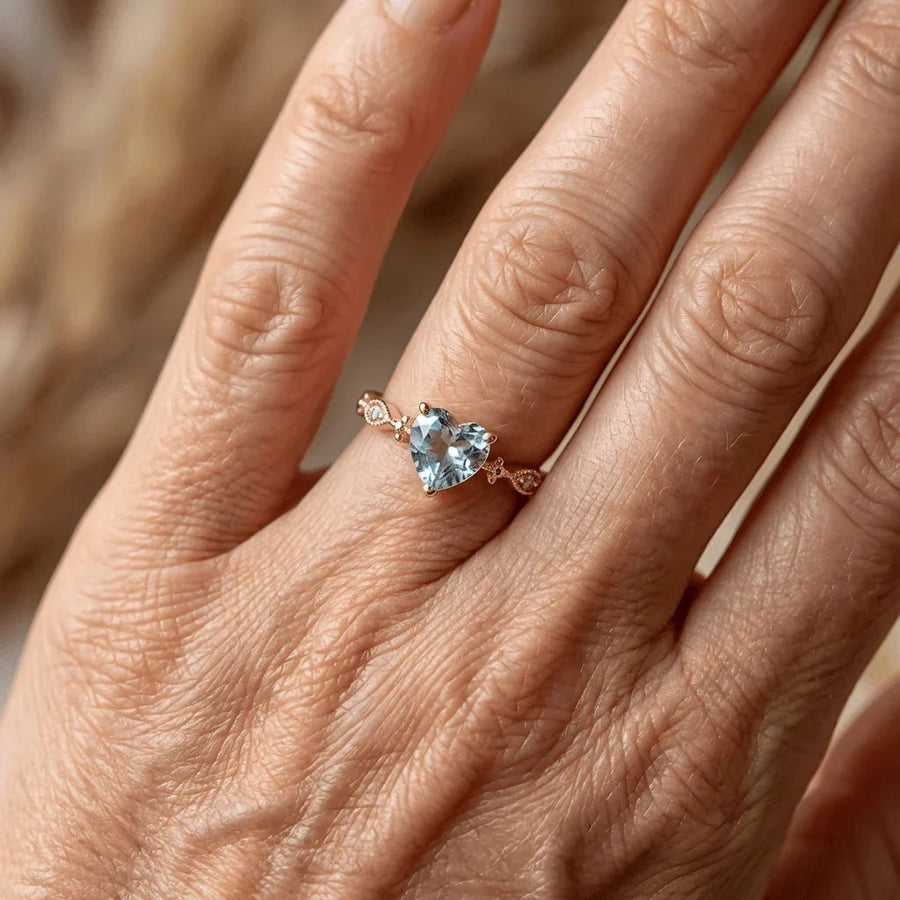 Timeless Heart Shaped Minimal Ring