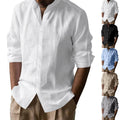 Timo Casual Linen Shirt with Button Front