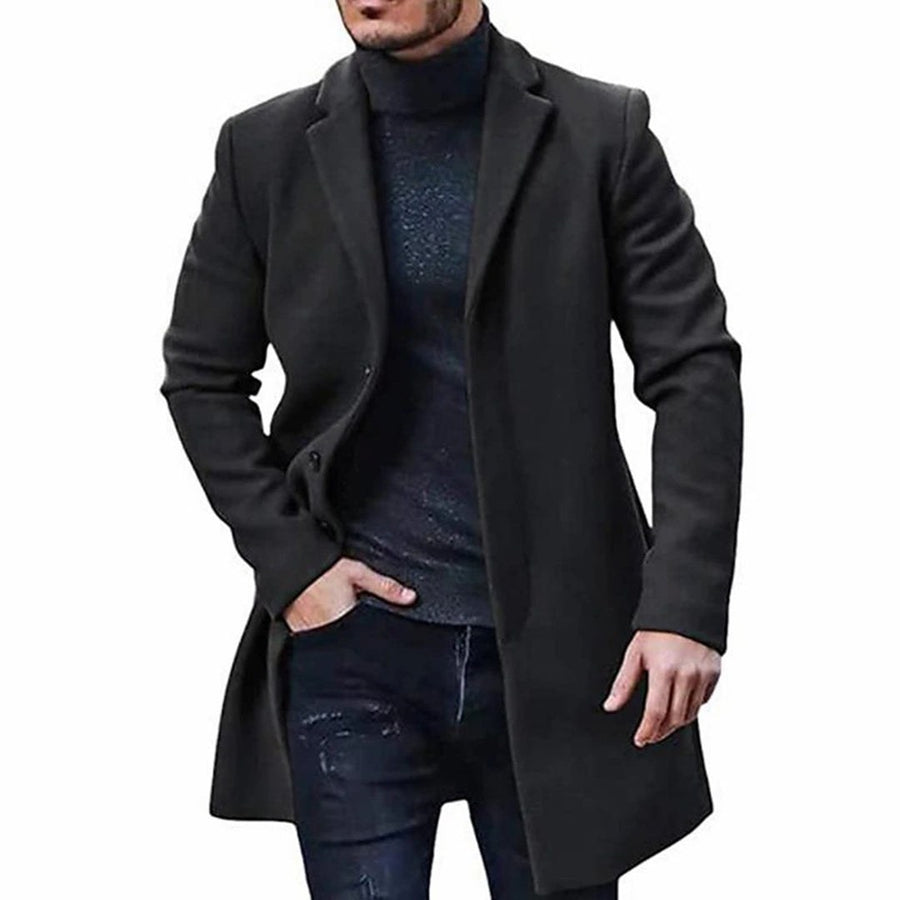 Timo Coat in Black