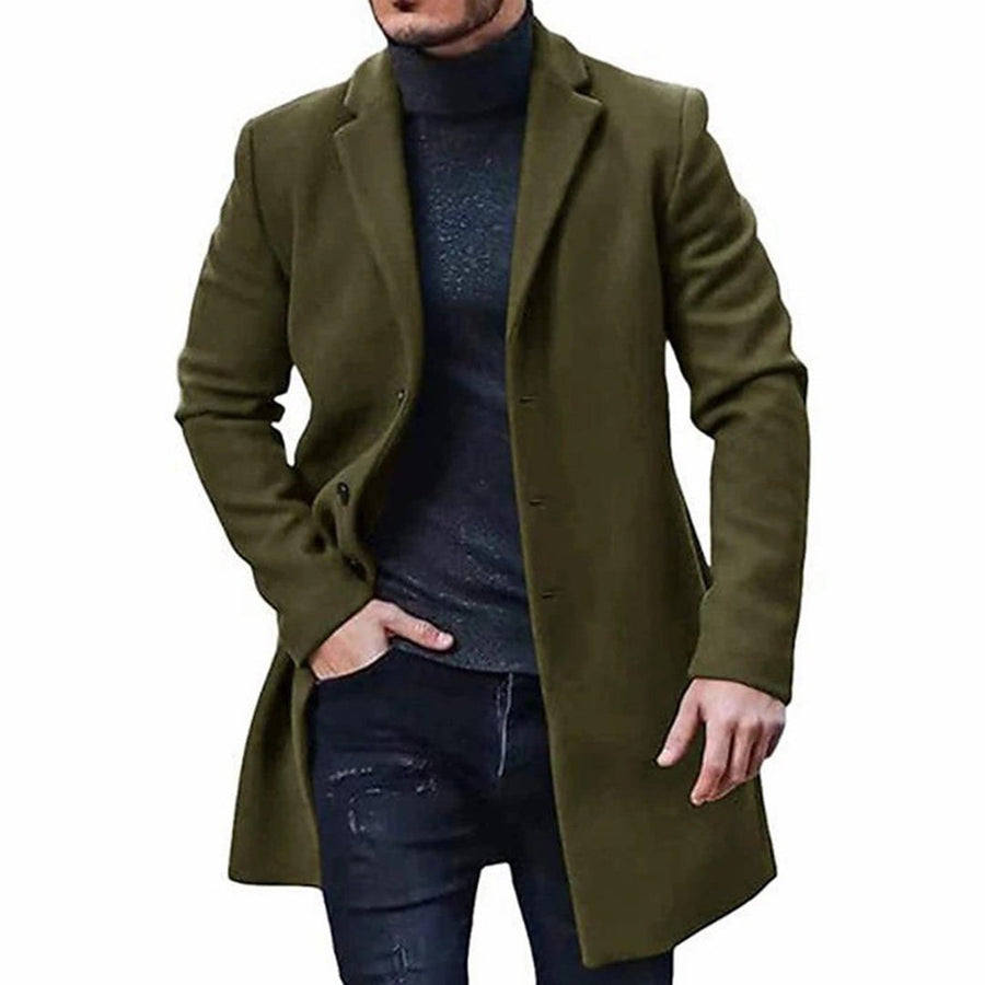 Timo Coat in Olive Green