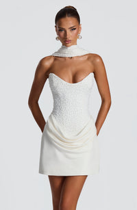 Marina Mini Dress - Ivory