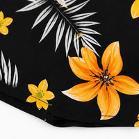 Tivaine Women's Two-Piece Floral Shorts Set in Orange
