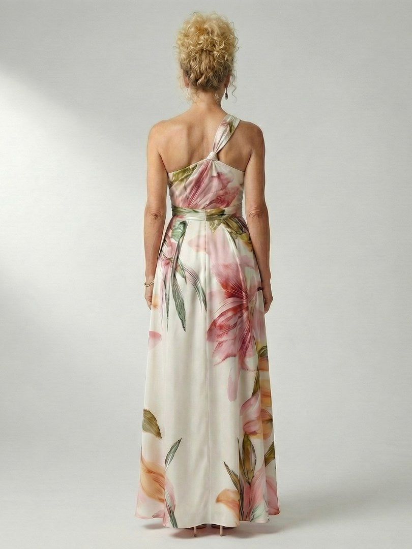 Tivenne Women's Maxi Dress Halter Neck in White