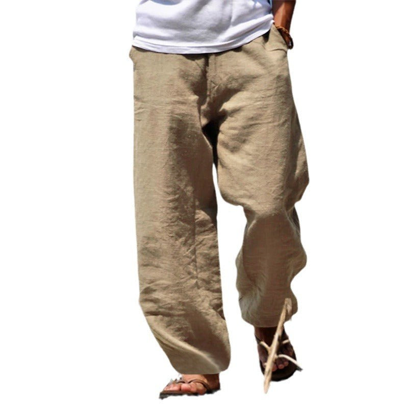 Tobias Casual Linen Trousers