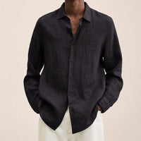 Tobias Elegant Shirt in Black