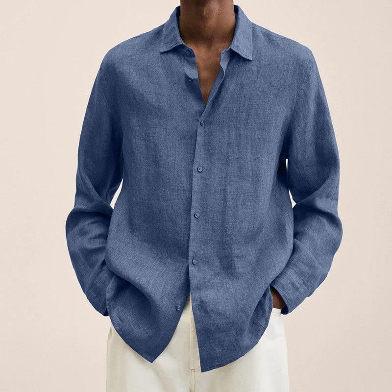 Tobias Elegant Shirt in Blue