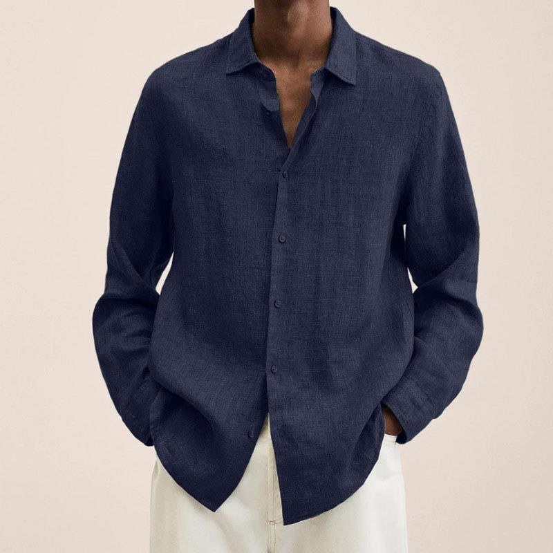 Tobias Elegant Shirt in Navy