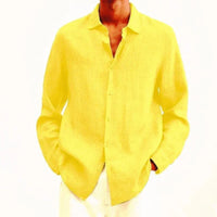 Tobias Elegant Shirt in Yellow