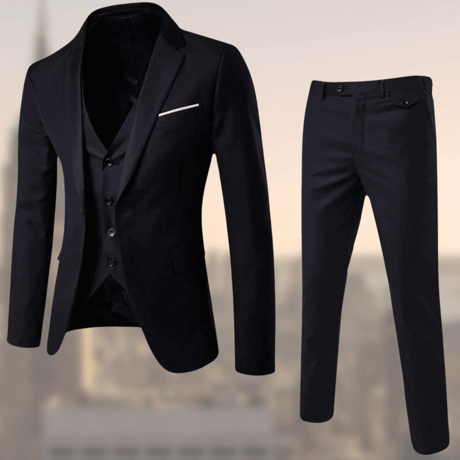 Tobias Elegant Suit in Black
