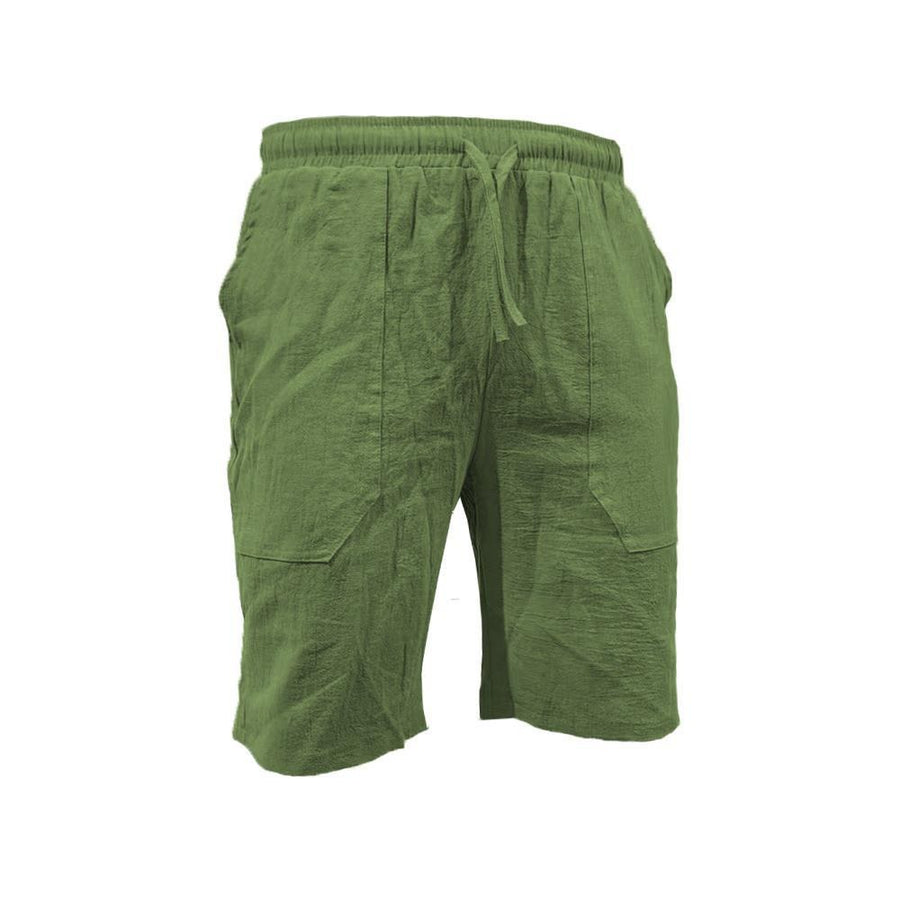 Tomas Casual Bag with Drawstring Waist and Pockets in Light Green