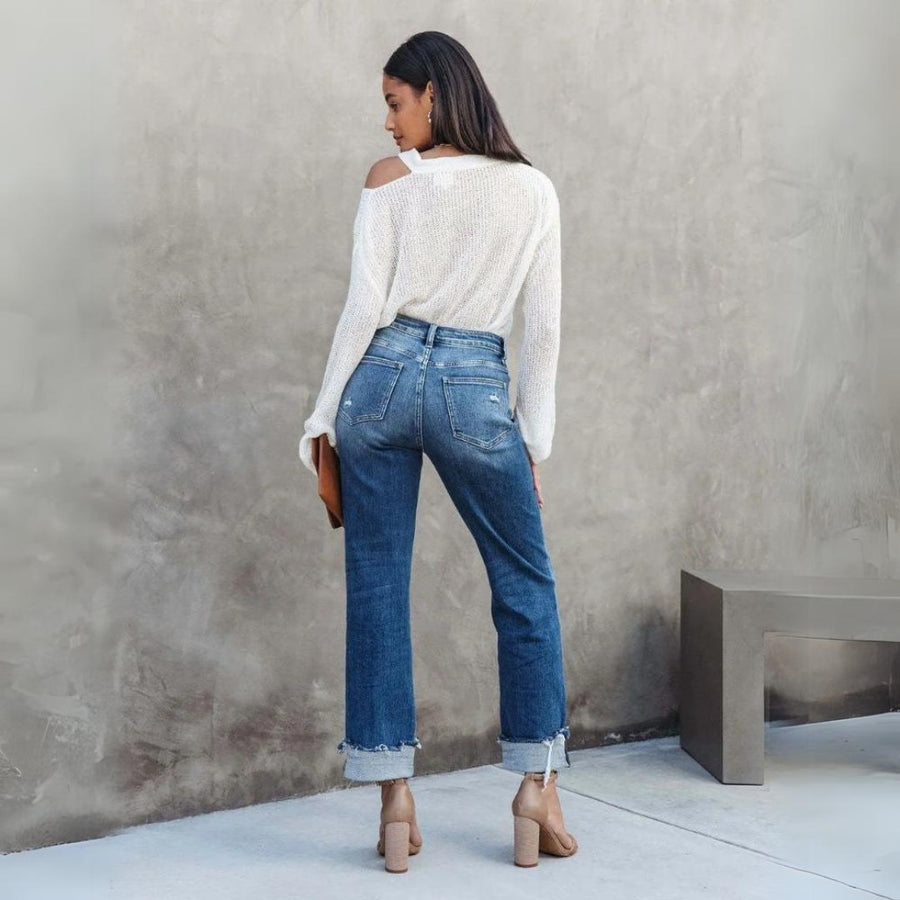 Tomas Casual Denim Trousers