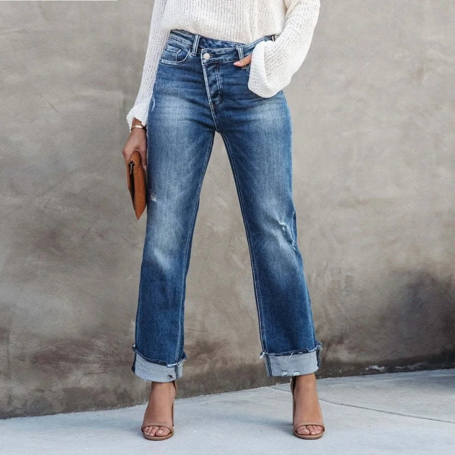 Tomas Casual Denim Trousers