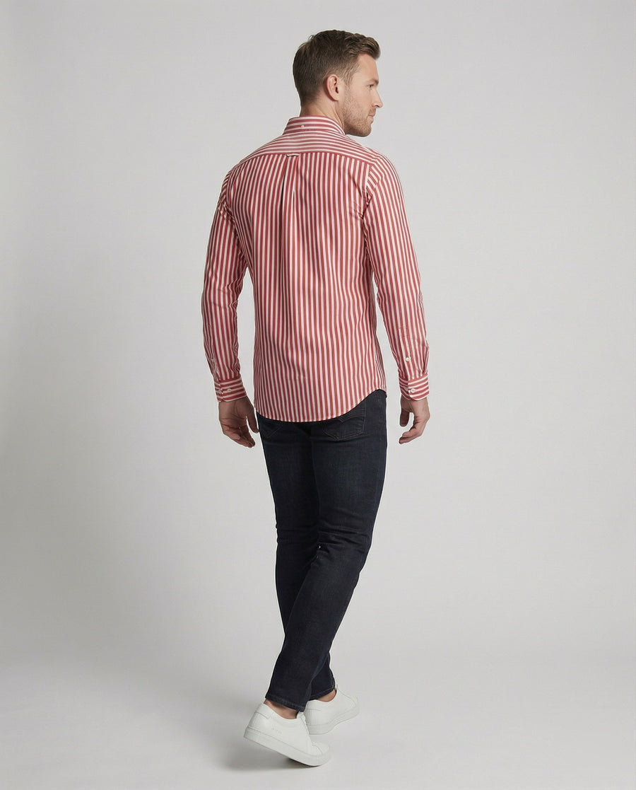 Tomas Shirt with Striped in Red