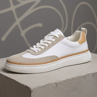 Tony Street Leather Low Top in Pearl