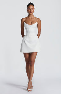 Oriana Mini Dress – Ivory