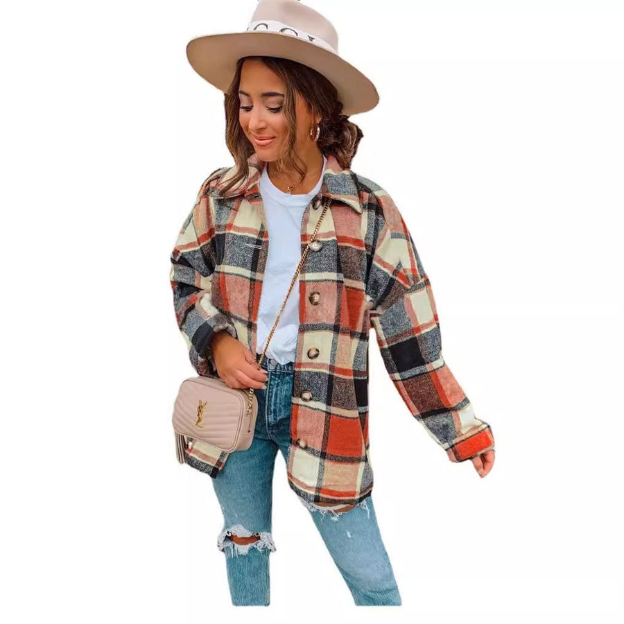Tova Casual Jacket with Checked