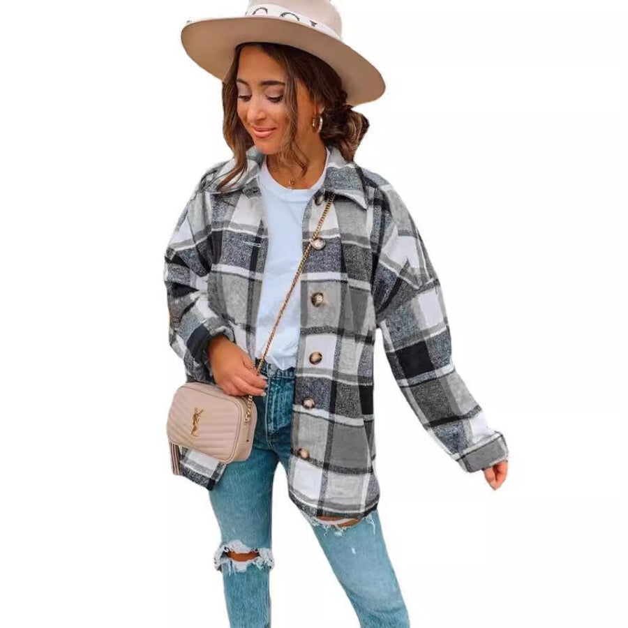 Tova Casual Jacket with Checked
