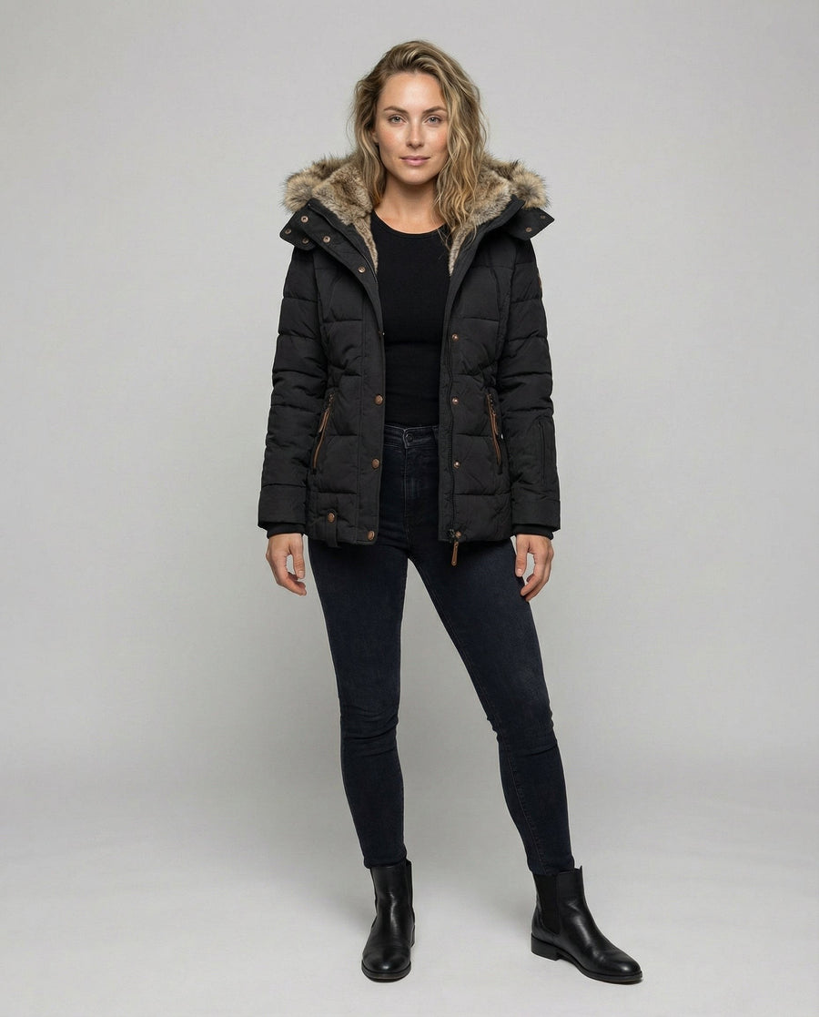 Tova Warm Jacket in Black