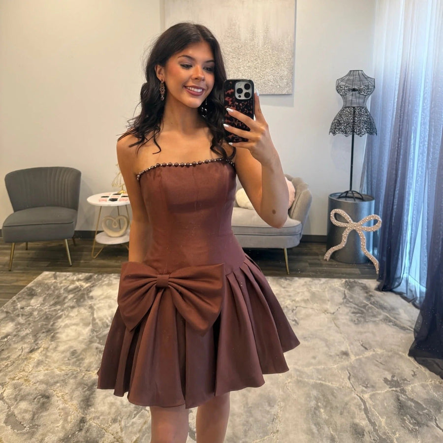 MATILDA | STRAPLESS MINI DRESS