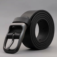 Travis Genuine Leather Belt in Charcoal