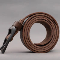 Travis Genuine Leather Belt in Coffee