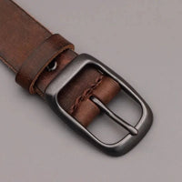 Travis Genuine Leather Belt in Coffee