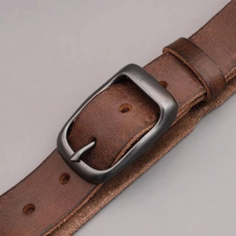Travis Genuine Leather Belt in Coffee