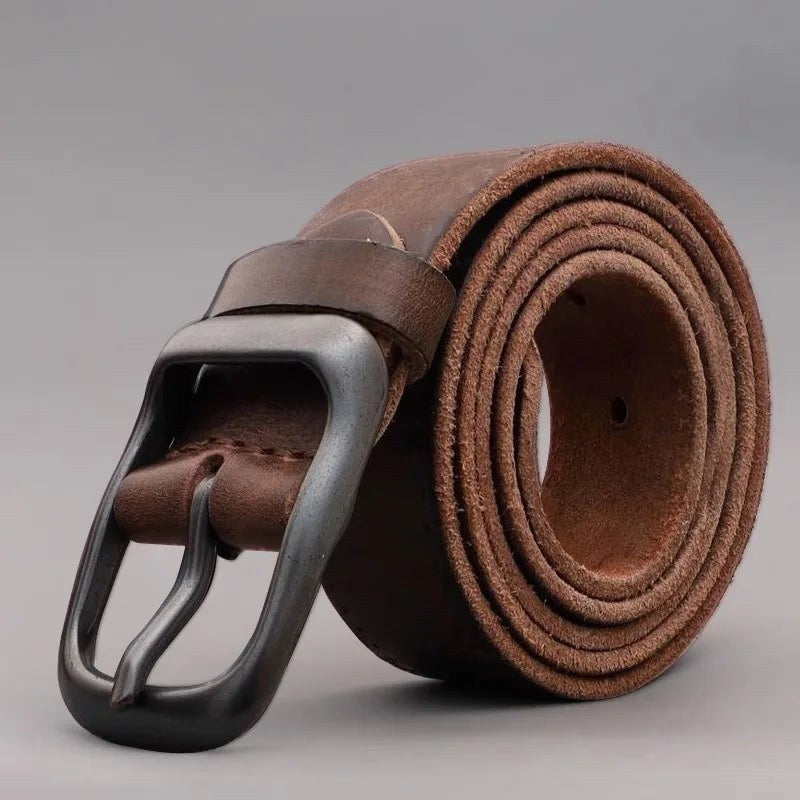 Travis Genuine Leather Belt in Coffee