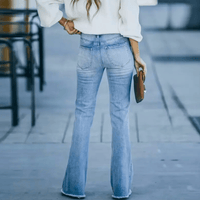 Elke | Women's Spring High Waist Straight Leg Jeans