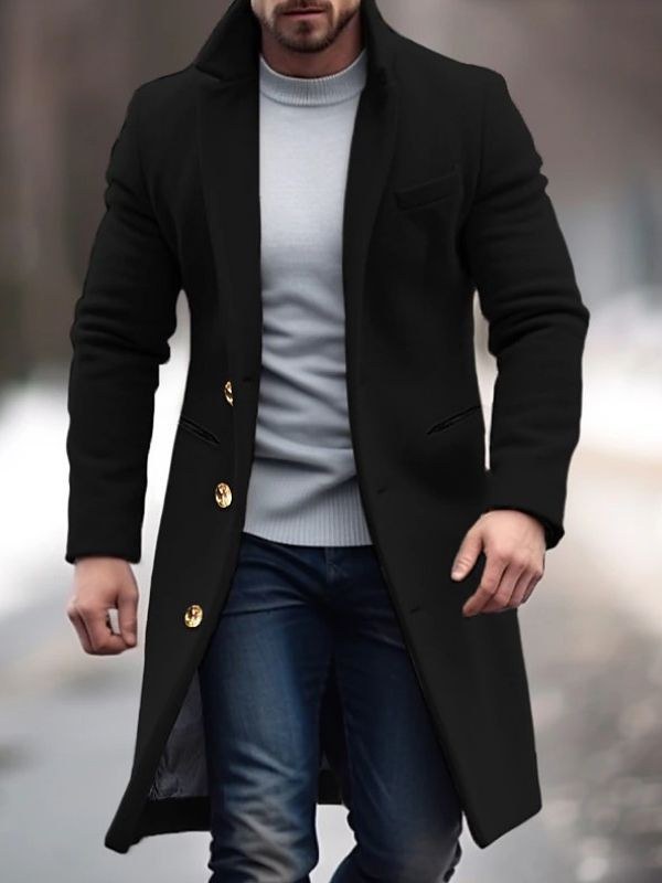 Tristan Coat in Black