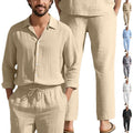 Tristan Linen Shirt with Drawstring Waist