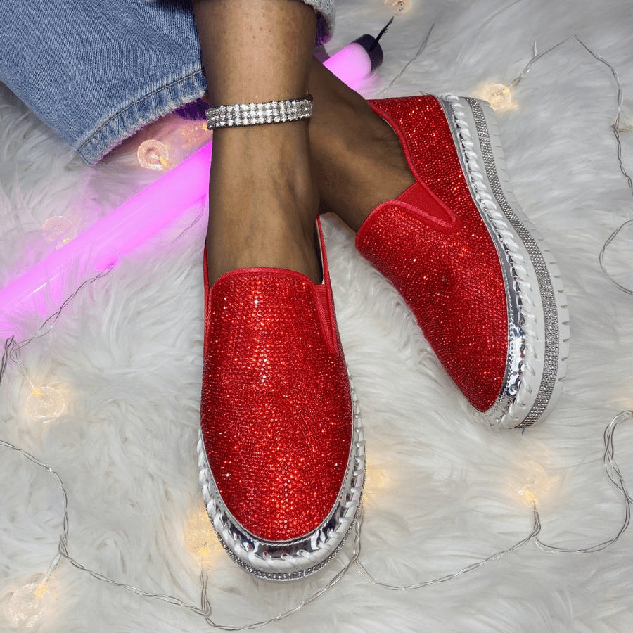 Tristan Orthopaedic Shoes in Red