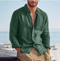 Tristan Shirt in Dark Green