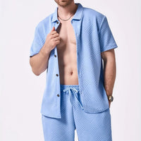 Tropez Two Piece Set in Sky Blue
