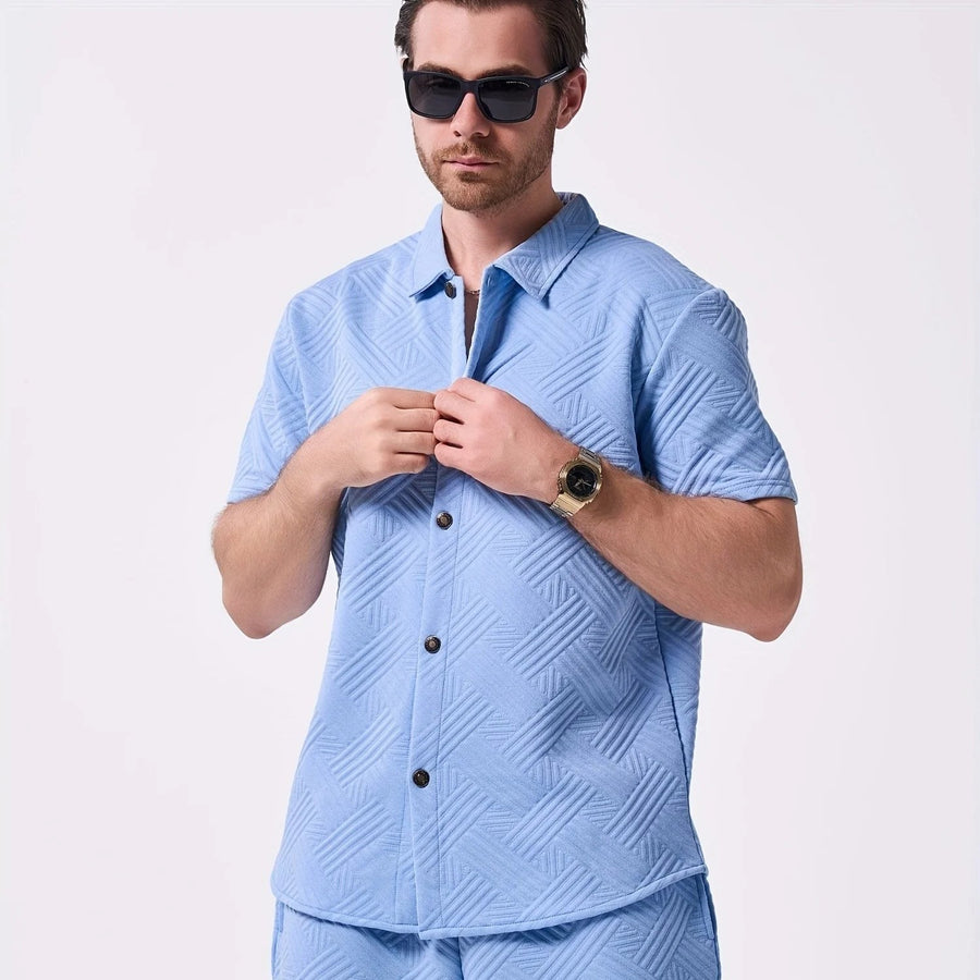 Tropez Two Piece Set in Sky Blue