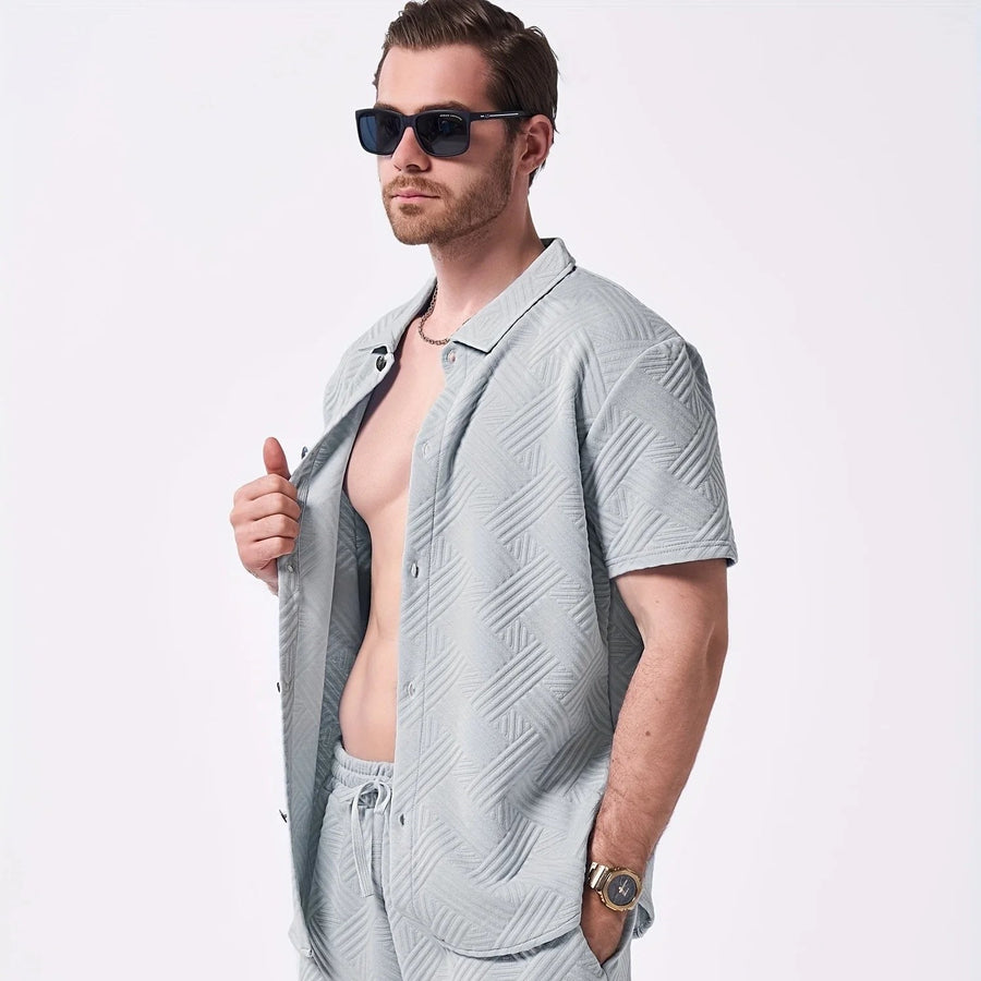 Tropez Two Piece Set in Slate Gray