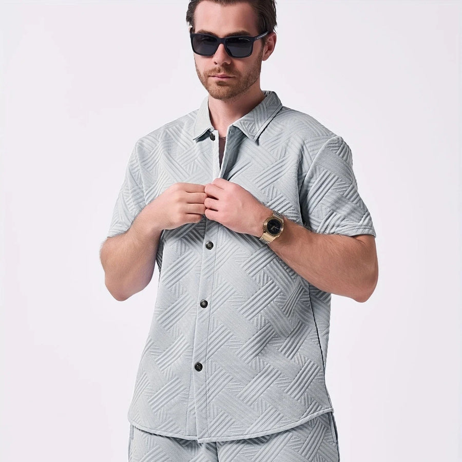 Tropez Two Piece Set in Slate Gray